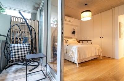 Rent of a modern 2-room apartment, Recoleta, Buenos Aires, Argentina